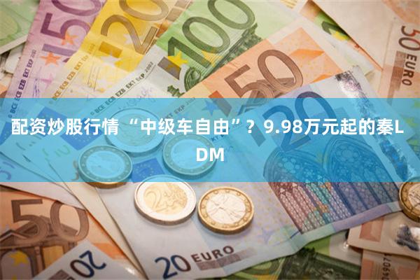 配资炒股行情 “中级车自由”？9.98万元起的秦L DM