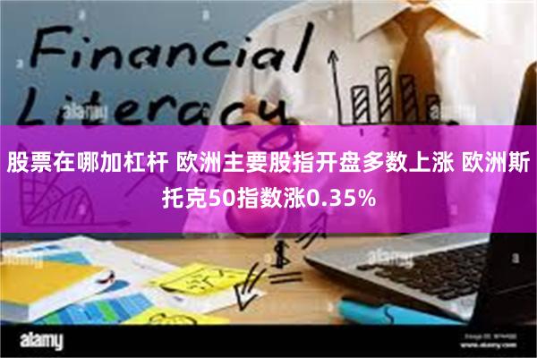 股票在哪加杠杆 欧洲主要股指开盘多数上涨 欧洲斯托克50指数涨0.35%