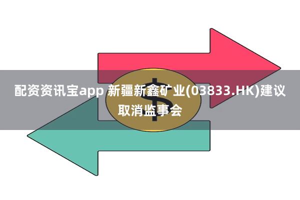 配资资讯宝app 新疆新鑫矿业(03833.HK)建议取消监事会